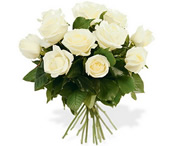 15 white roses: PRODUSE