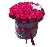 Pink box: Pink roses