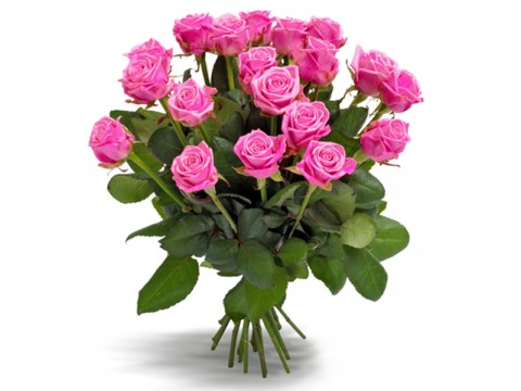 19 trandafiri roz: Te iubesc