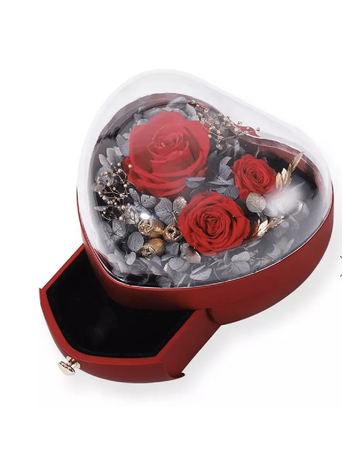Cupola inima rosie: Trandafiri criogenati nemuritori