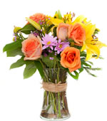Multicolor: Vase flowers