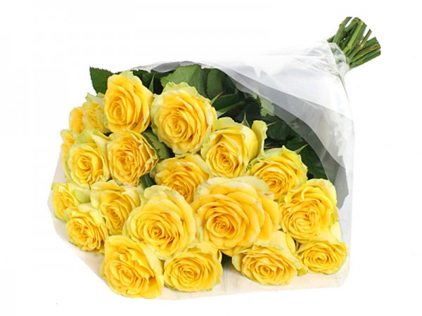 21 trandafiri galbeni: Yellow roses