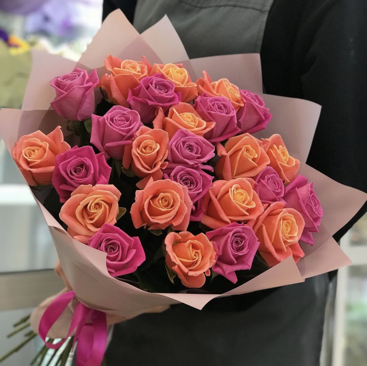 Melbourne flower: Porto si roz