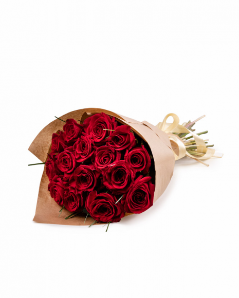 15 trandafiri rosii : Te iubesc